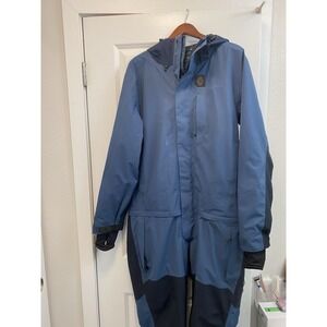 Airblaster Beast Suit Snow Suit Mens Medium Navy 30K/20K Eco Vortex One Piece